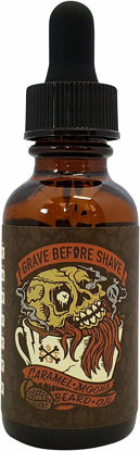Picture of GRAVE BEFORE SHAVE™ Caramel Mocha Blend Beard Oil (Caramel Mocha Coffee scent)