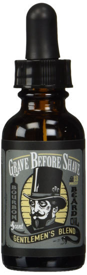 Picture of GRAVE BEFORE SHAVE™ Gentlemen's Blend Beard Oil (Bourbon/Sandal Wood Scent)
