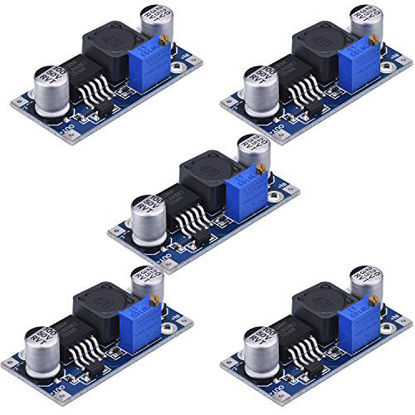 Picture of EBOOT 5 Pack Boost Converter Module XL6009 DC to DC 3.0-30 V to 5-35 V Output Voltage Adjustable Step-up Circuit Board (5 Pack)