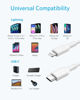 Picture of Anker USB C to Lightning Cable, 321 MFi Certified (3ft,White) for iPhone 13 Pro 12 Pro Max 12 11 X XS, AirPods Pro, Supports Power Delivery (Charger Not Included)