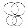 Picture of Zahara Pack of 4 Belts Dual Deck Cassette Player Replacement for Sony TC-WE435/TC-WE475/TC-WE635/ TC-WE775/TC-WE425/TCWE435/TCWE635/TCWE425/TCWE475/TCWE675