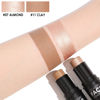 Picture of FOCALLURE 2 Pcs Contour Foundation Stick, Highlighter & Bronzer Pen, Face Brightens & Shades Pencil, Highlighting Shade Longwear Makeup, Highlight Bronzer Shaping Trimming Stick,Medium