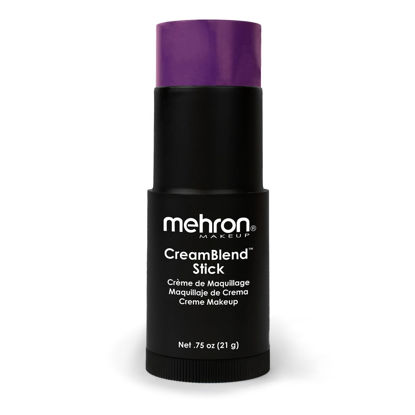 Picture of Mehron Makeup CreamBlend Stick - Body Paint (.75 oz) (PURPLE)