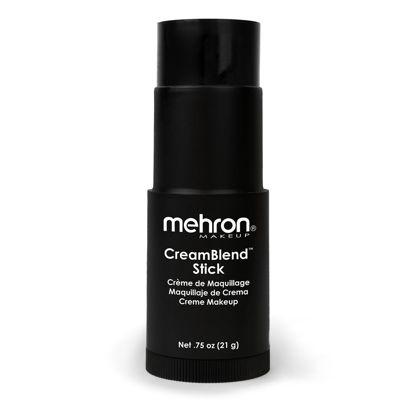 Picture of Mehron Makeup CreamBlend Stick | Face Paint, Body Paint, & Foundation Cream Makeup | Body Paint Stick .75 oz (21 g) (Black)