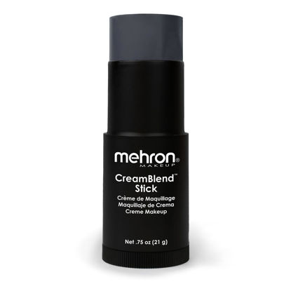 Picture of Mehron Makeup CreamBlend Stick | Face Paint, Body Paint, & Foundation Cream Makeup | Body Paint Stick .75 oz (21 g) (Monster Grey)