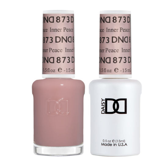 Picture of DND Gel Polish Set - 1 each of Gel Polish and Nail Polish, 873 Inner Peace, 0.5 Fl Oz