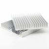 Picture of Unxuey 60mm x 60mm x 10mm Aluminum Module Heatsinks Aluminum Profile Heat Sink Cooler Cooling Fin for Power Amplifier Transistor (Pack of 10)