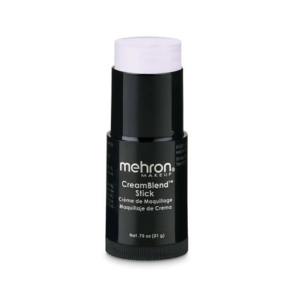 Picture of Mehron Makeup CreamBlend Stick | Face Paint, Body Paint, & Foundation Cream Makeup| Body Paint Stick .75 oz (21 g) (ALABASTER)