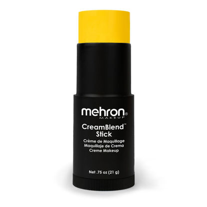 Picture of Mehron Makeup CreamBlend Stick - Body Paint (.75oz) (Yellow)