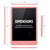 Picture of EooCoo LCD Writing Tablet, 10 Inch Doodle Board, Colorful Electronic Drawing Tablet Gifts for 3-7 Years Old Kids, Drawing Pad Toys for Boys Girls, Toddler Educational Learning Travel, Pink