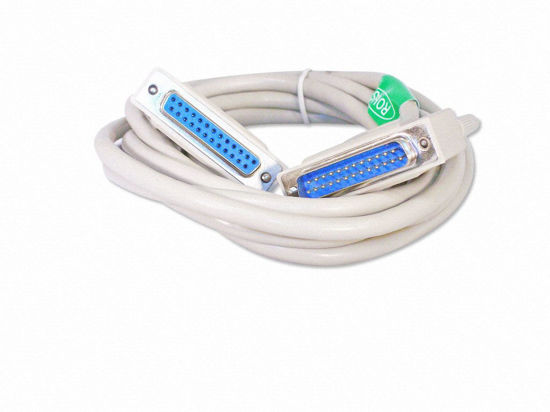 DB25 25-Pin Serial Port Cable - Male To Female RS232 Connection Cable