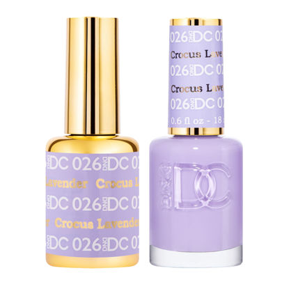 Picture of DND DC GEL DUO 026 CROCUS LAVENDER