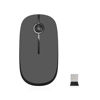 Picture of VssoPlor Wireless Mouse, 2.4G Slim Portable Computer Mice with Nano Receiver for Notebook, PC, Laptop, Computer (Black and Gray)