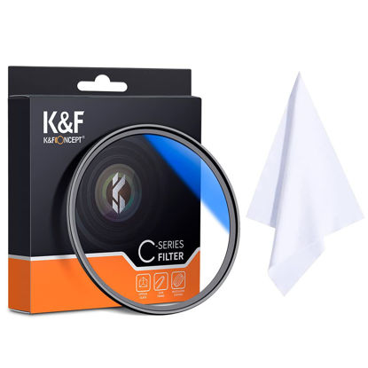 Picture of K&F Concept 46mm MC UV Filter, Super Slim/High Transmittance/Anti-Reflective, for Camera Lens + Cleaning Cloth