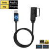 Picture of AMI to Type C AUX Cable MDI MMI Adapter, Compatible with Pixel 2 XL U11/U12+ Moto Z2 S9/S8/N8 for A3/A4/A5/A6/S5/A8 with MMI 3G+ Sytem(AUX Only, No Charging)
