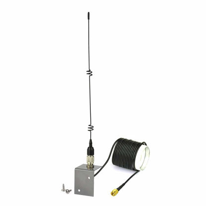 Picture of SUPERBAT 800mhz 900mhz Antenna Wide Band Omni-Directional Lora Antenna Fixed Bracket Wall Mount Antenna with SMA Cable for Cellular Router Gateway Repeater Modem Trail Camera etc.