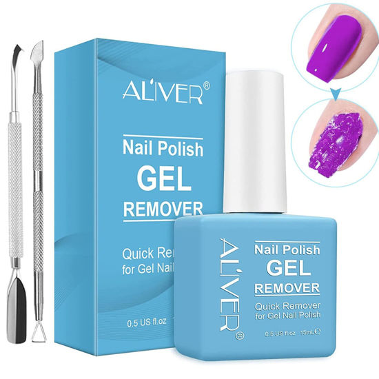 Aliver Gel Nail Polish Remover 3 Pack,Quick Remover for Nail Gel Polish,Auto  Peel Off,Nail Salon At Home,45ml - Walmart.com