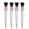 Picture of 4 Pack Speaker Wire Harness Adapter Replacement for Volkswagen Speaker Harness VW Jetta GLI GTI Beetle Golf Passat Polo Car Speaker Connector Harness Adapter