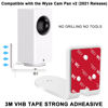 Picture of 2 Pack Screwless Adhesive Wall Mount Compatible with Wyze Cam Pan V2 (2021 Release) &Wyze Cam Pan,2 Ways Installation VHB Stick On or Screws- Easy to Install, Full Tilt & Pan Function,No Drilling
