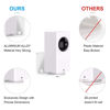 Picture of 2 Pack Screwless Adhesive Wall Mount Compatible with Wyze Cam Pan V2 (2021 Release) &Wyze Cam Pan,2 Ways Installation VHB Stick On or Screws- Easy to Install, Full Tilt & Pan Function,No Drilling