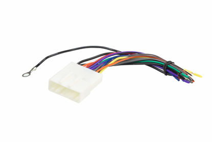 Picture of Scosche NN04B Compatible with Select 2007-Up Nissan Power/Speaker Connector / Wire Harness for Aftermarket Stereo Installation with Color Coded Wires WHITE