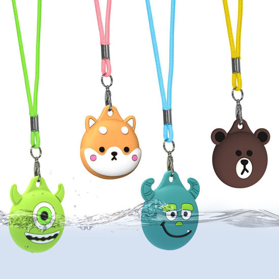 1241062 4pack waterproof airtag necklace for kids hidden kids air tag necklace adjustable cute air tag holde 550