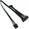 Picture of COMeap 5 Pin to 3X 15 Pin SATA Hard Drive HDD Power Adapter Cable Only for Cooler Master Modular Power Supply 20-in(50cm)