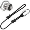 Picture of Foto&Tech Stainless Steel 1/4" Camera Mount D-Ring Neck Strap Wrist Strap Holder QR Shoulder Strap Sling Adapter(1 Piece Screw+ Tether Cable)