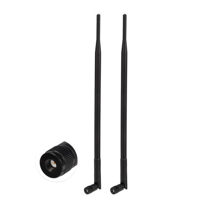 Picture of Eightwood 4G LTE Antenna 9dbi RP-SMA Antennae Compatible with Spypoint Link Cellular Trail Cameras Outdoor Wildlife Hunting Game Camera (Pack of 2)