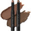 Picture of FOCALLURE 2 Pcs Shimmer Cream Eyeshadow Stick,Brightener Eyeshadow Pencil Crayon,Highlighter Eye Shadow Stick Sets with Crease-proof Formula,Long Lasting Waterproof Eye Shadow Make Up,Rich Rum
