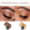 Picture of FOCALLURE 2 Pcs Shimmer Cream Eyeshadow Stick,Brightener Eyeshadow Pencil Crayon,Highlighter Eye Shadow Stick Sets with Crease-proof Formula,Long Lasting Waterproof Eye Shadow Make Up,Fancy Tabac