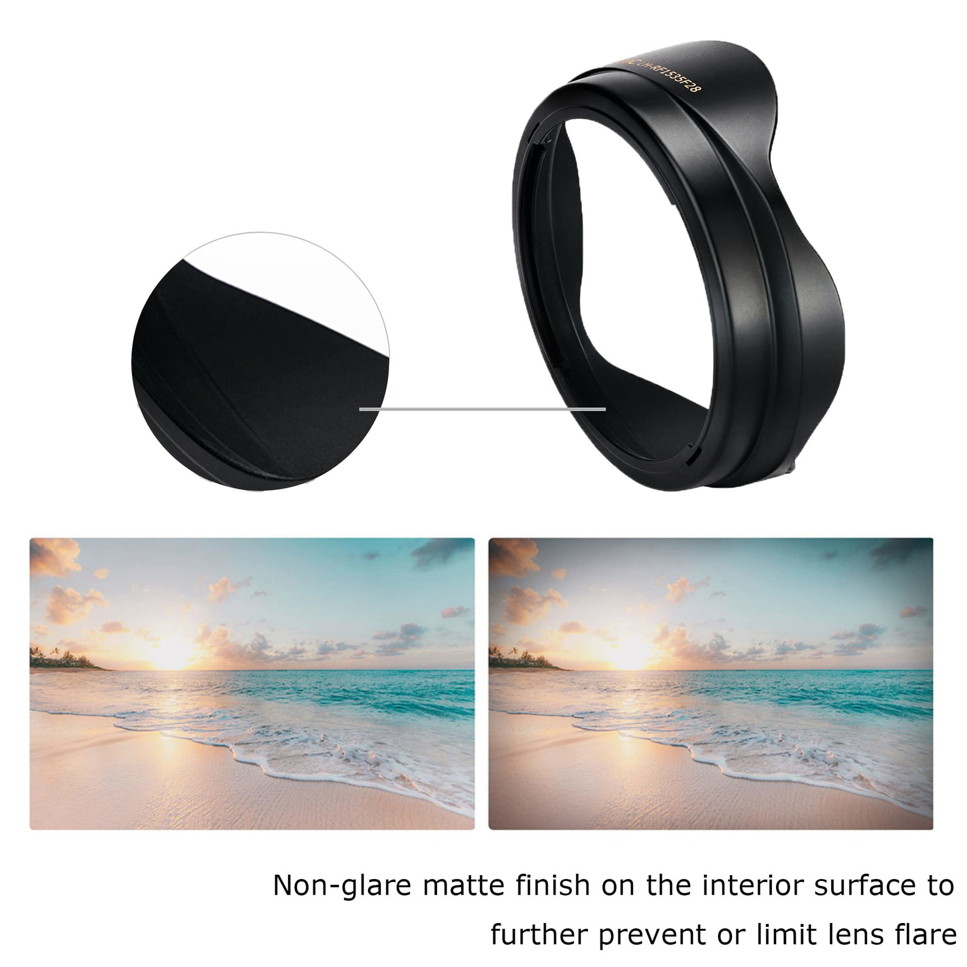 GetUSCart- Reversible Tulip Flower Lens Hood Shade for RF 15-35mm f/2 ...