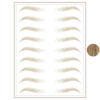 Picture of Brows by Bossy Studio & Co Temporary Eyebrow Tattoos Waterproof Eyebrow Stickers, False Tattoos Hair Like Peel Off Instant Transfer Brows For Women And Men