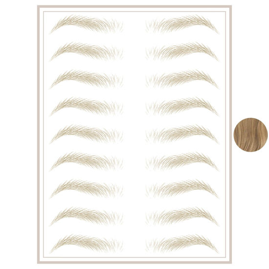 Picture of Brows by Bossy Studio & Co Temporary Eyebrow Tattoos Waterproof Eyebrow Stickers, False Tattoos Hair Like Peel Off Instant Transfer Brows For Women And Men