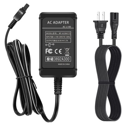 Picture of AC-L100 AC Power Adapter Replacement Gonine for Sony AC-L100 AC-L15 AC-L10 AC-15A AC-L10A Charger for Sony Cybershot DCR-TRV MVC-FD DSC-S30 DSC-F707 DSC-F717 DSC-F828 Cameras.