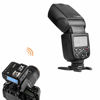 Picture of Godox TT600 HSS 1/8000s Flash Speedlite with Godox X2T-C Remote Trigger Transmitter,Built-in 2.4G Wireless X System Compatible for Canon