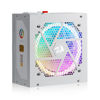 Picture of Redragon PSU007 80+ Gold 850 Watt ATX Fully Modular Power Supply w/ 80 Plus Gold Certified, Compact 160mm Size and Low Noise RGB Fan 0 RPM, 100% Japanese Capacitors, Full Mod Cables, White