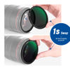Picture of NEEWER 58mm 5 in 1 Magnetic Lens Filter Kit with Black Diffusion 1/4 Filter+Soft GND8+ND8+ND64 Filter&Magnetic Adapter Ring, HD Optical Glass/Water Repellent/30 Layers Nano Coatings/Scratch Resistant