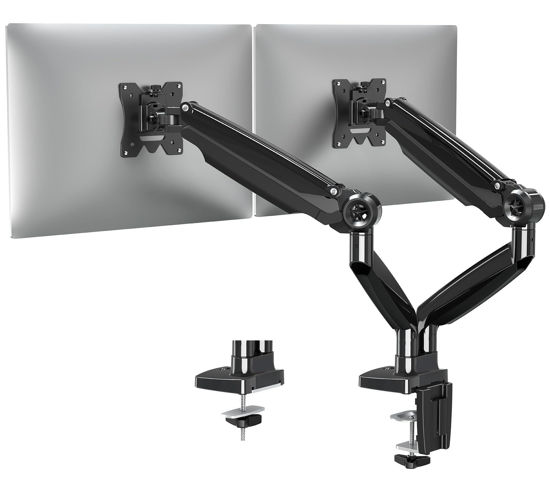 Double Arm Monitor Desk Mount