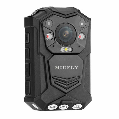 Picture of MIUFLY 1296P FHD Body Camera with 2 Inch Display, GPS, Night Vision (64GB)