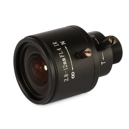 Picture of 2.8-12mm 1/3" F1.4 CCTV Video Vari-Focal Zoom Lens for CCTV Security Camera