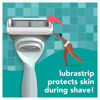 Picture of joy Razors for Women, 1 Handle, 4 Razor Blade Refills, Teal, Lubrastrip to Help Avoid Skin Irritation