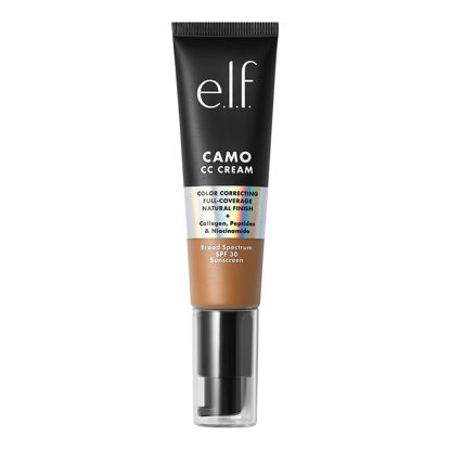Picture of e.l.f. Camo CC Cream, Color Correcting Medium-To-Full Coverage Foundation with SPF 30, Deep 510 C, 1.05 Oz (30g)