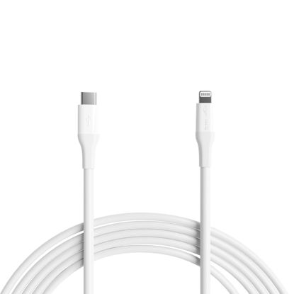 Picture of Amazon Basics Lightning to USB-C Cable for iPhone, 10 Feet, White