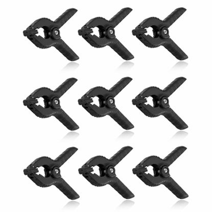Picture of Selens 4.5 inch Heavy Duty Muslin Clamps Clips 9 Pack for Photo Studio Backdrops Backgrounds Woodworking