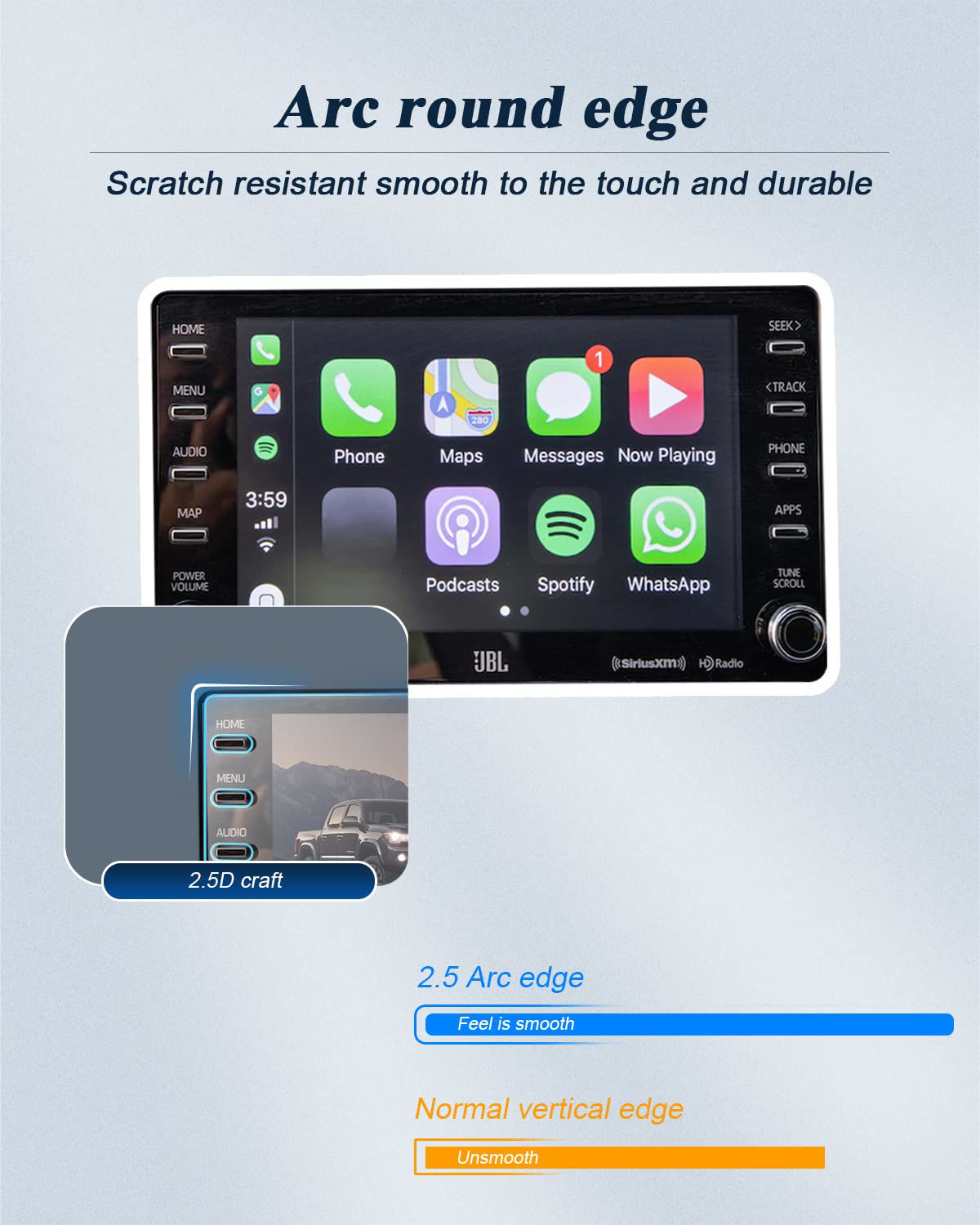 GetUSCart- BIBIBO for 2023 Toyota Tacoma Screen Protector for 2020 2021 ...