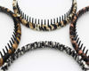 Picture of JOBAND Leopard Print hairbands,hair Headbands for women Fashion Hair Accessories Non-slip hair hairband Resin comb teeth hair hoop (4 color)