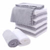 Picture of MOONQUEEN Microfiber Facial Cloths Fast Drying Washcloth 12 pack - Premium Soft Makeup Remover Cloths - Highly Absorbent
