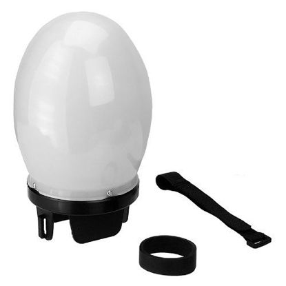 Picture of Fotodiox Flash Diffuser Dome Compatible with Large On Camera Flash Such as Nikon SB-900 or Canon 600EX-RT