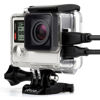 Picture of SOONSUN Side Open Protective Skeleton Housing Case for GoPro Hero 4 Black, Hero 4 Silver, Hero 3+, Hero 3 Cameras - LCD Screen Touchable and Charging Without Removing The Housing Case